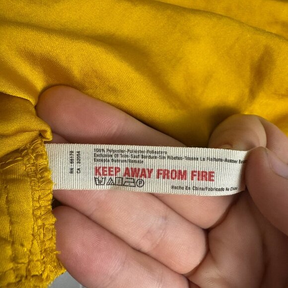 Free People Intimately Yellow Satin Bandeau Top D16 - Picture 6 of 6